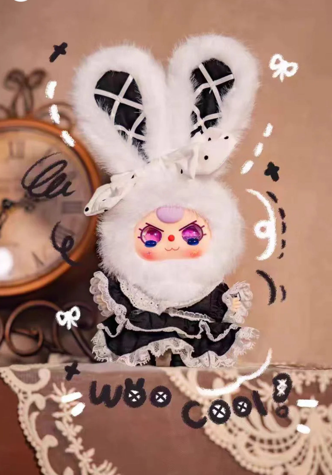 Baby Three LOLITA Dream 100% limited Plush Pendant (NO MOVING EYES)