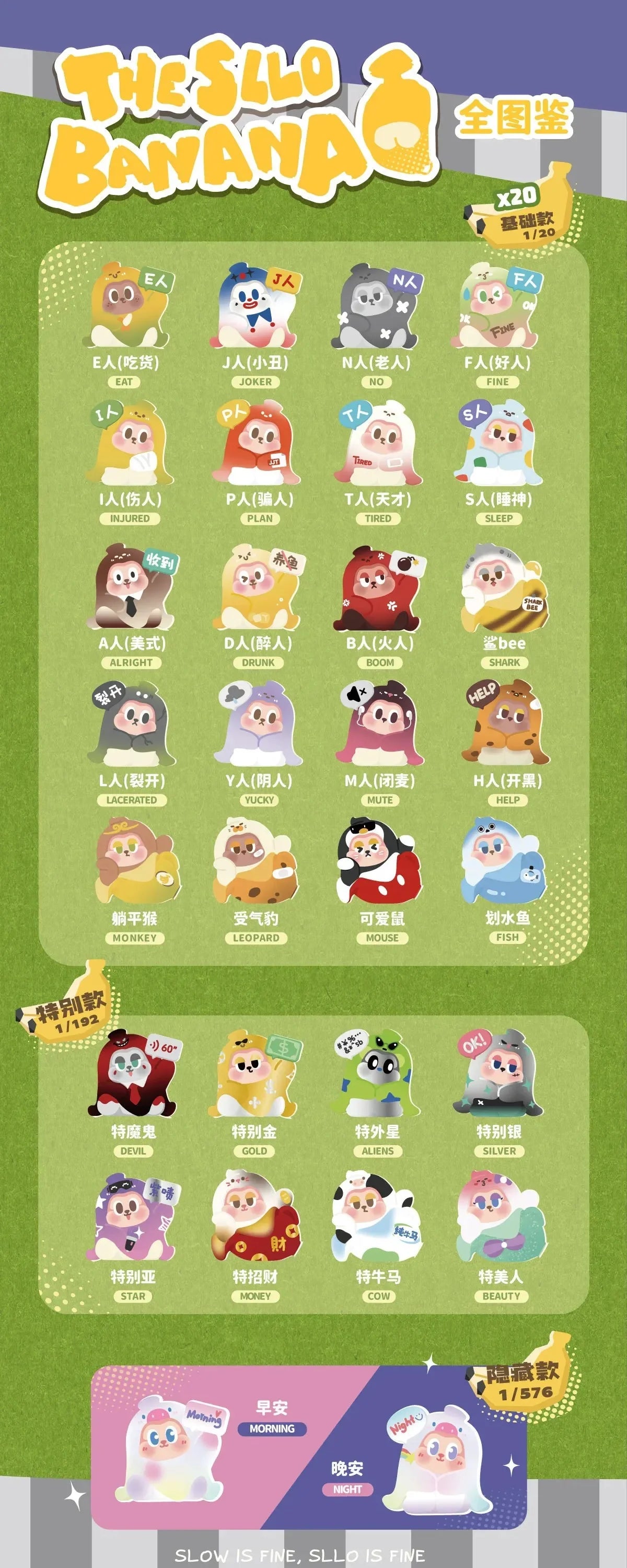 SLLO the Banana series blind bag