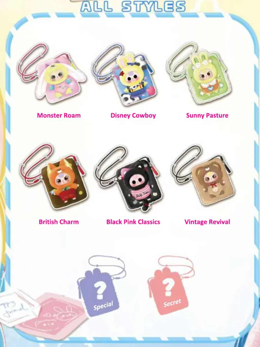 Baby Three V2 Phone Bag Series Blind OPEN Bag