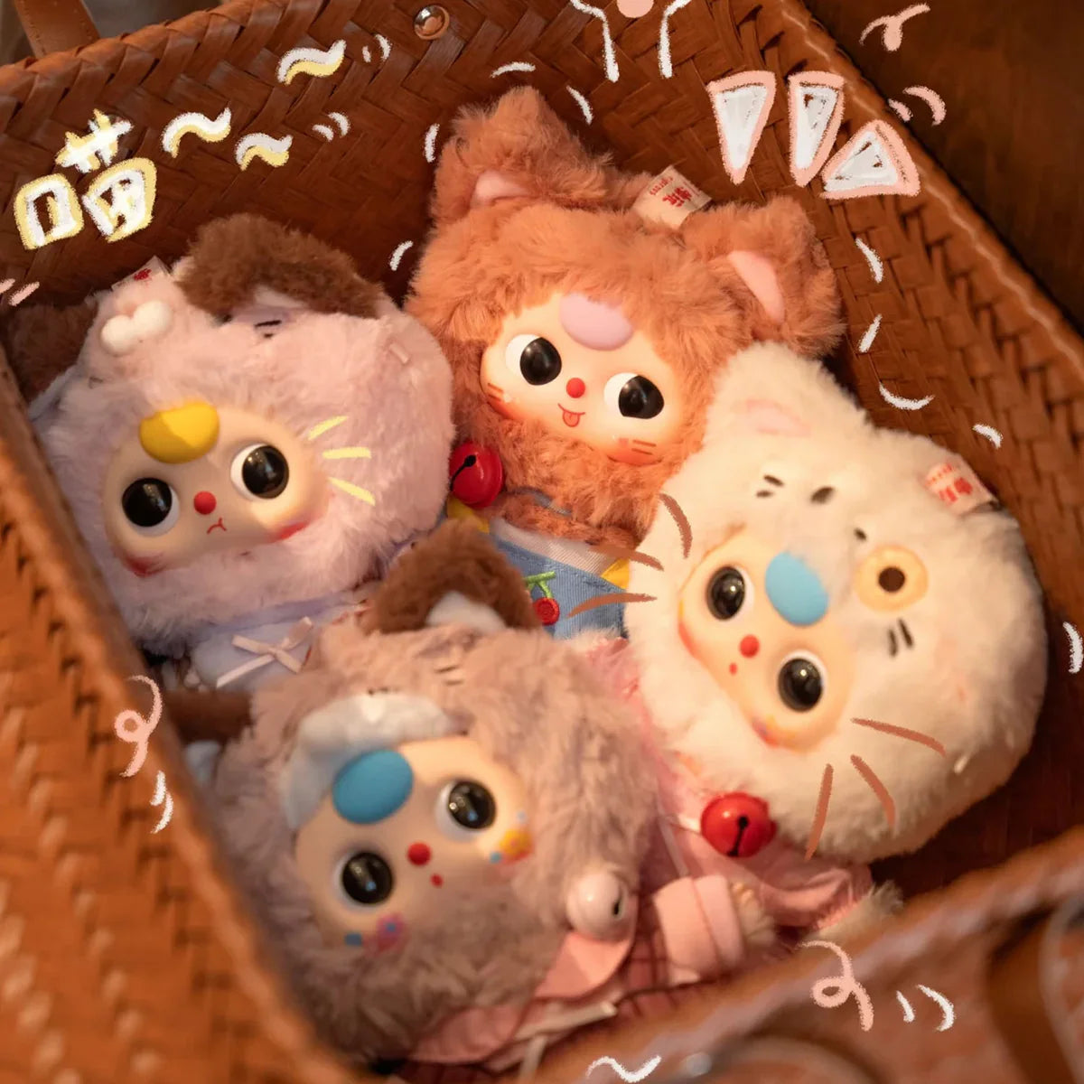 Baby Three Cat Wardrobe Plush Series Blind Bag - Open Bag NO BOX