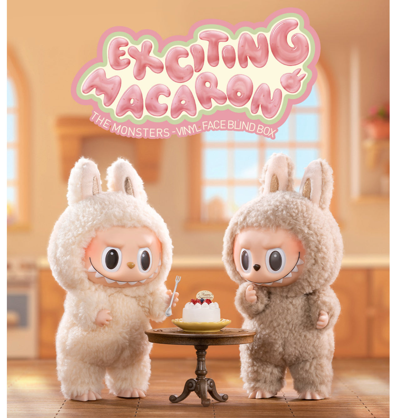 Labubu LBB The Monster V1 Authentic Macarons