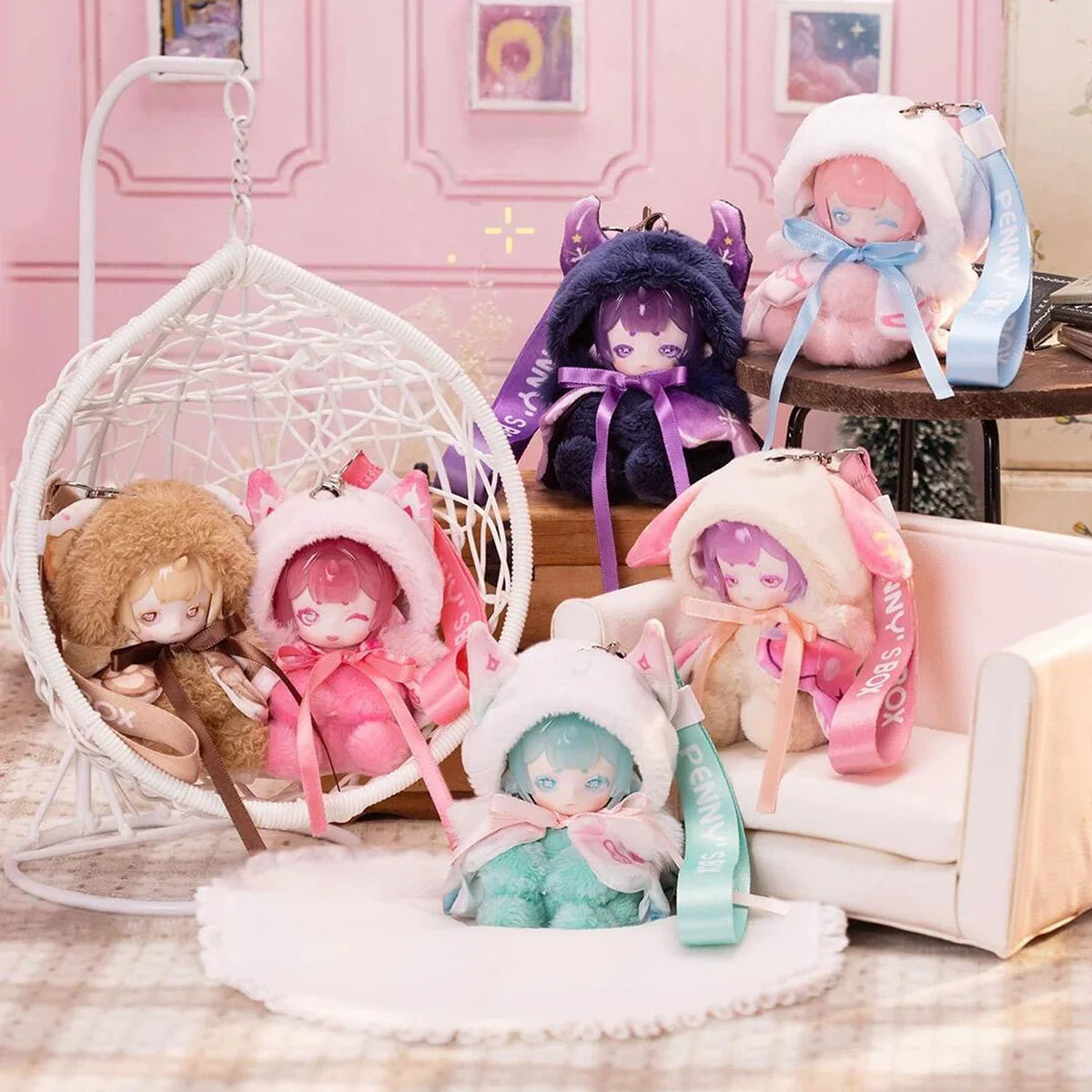 ANTU Cute Petite Series Plushies Blind Box BJD pendant plush