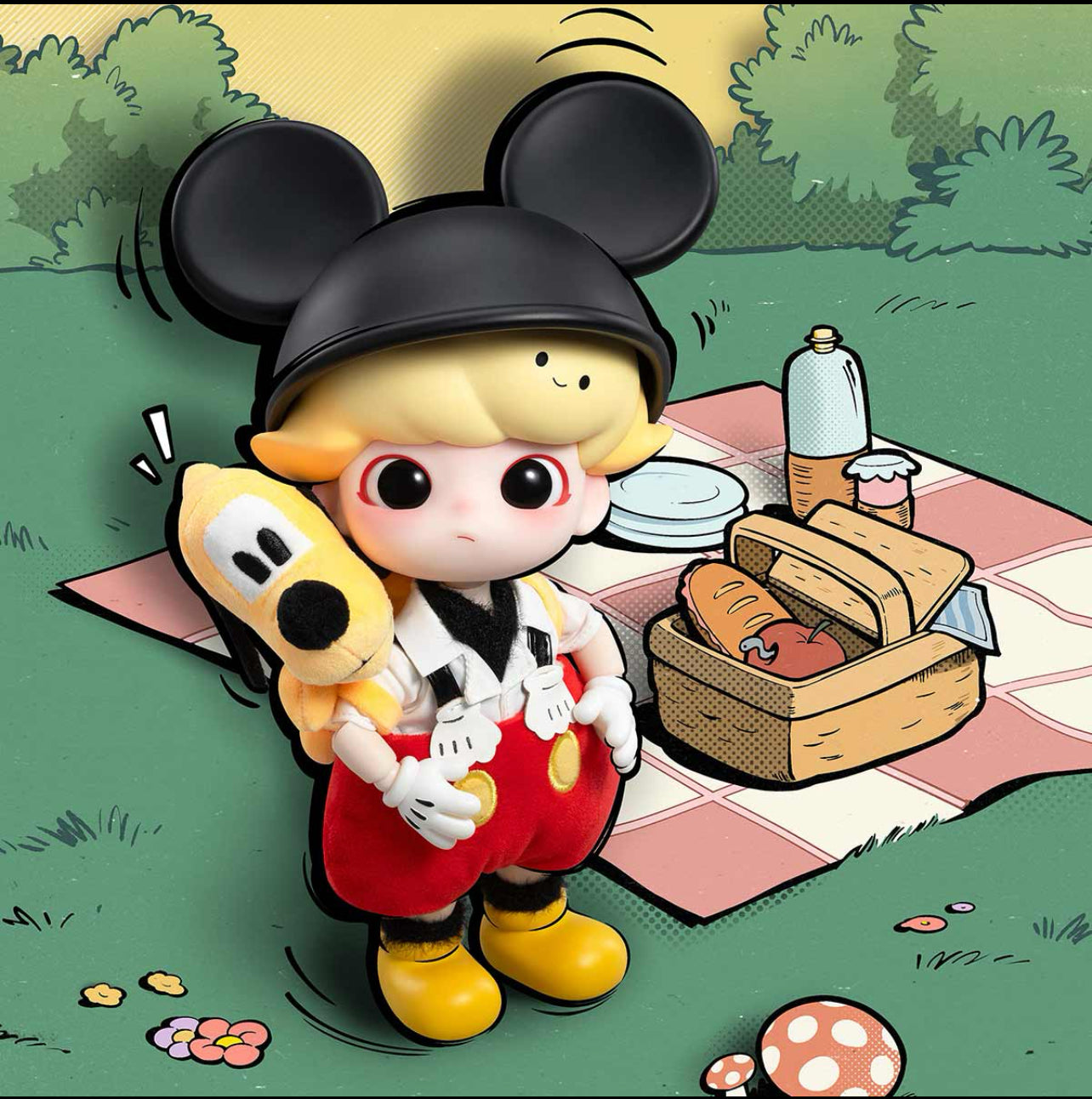 DIMOO MICKEY 1/8 Action figure BJD authentic