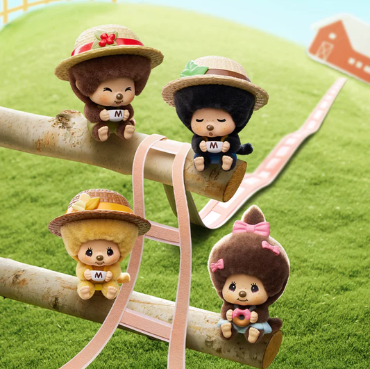 Monchichi MonMon Farm Collection Face-Changing Series Pendant Blind Bag