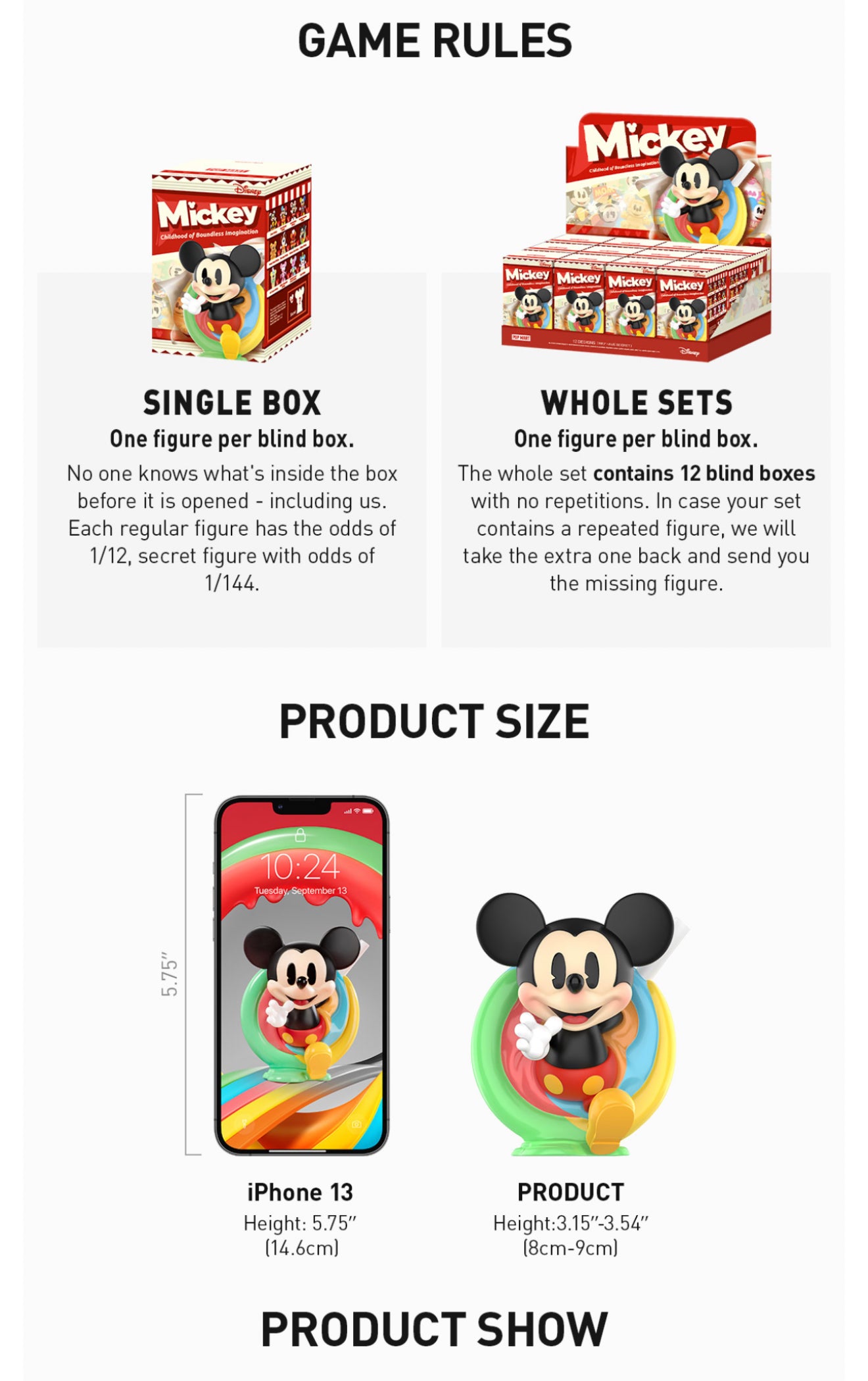 Disney Mickey Childhood of Boundless Imagination series POPMART