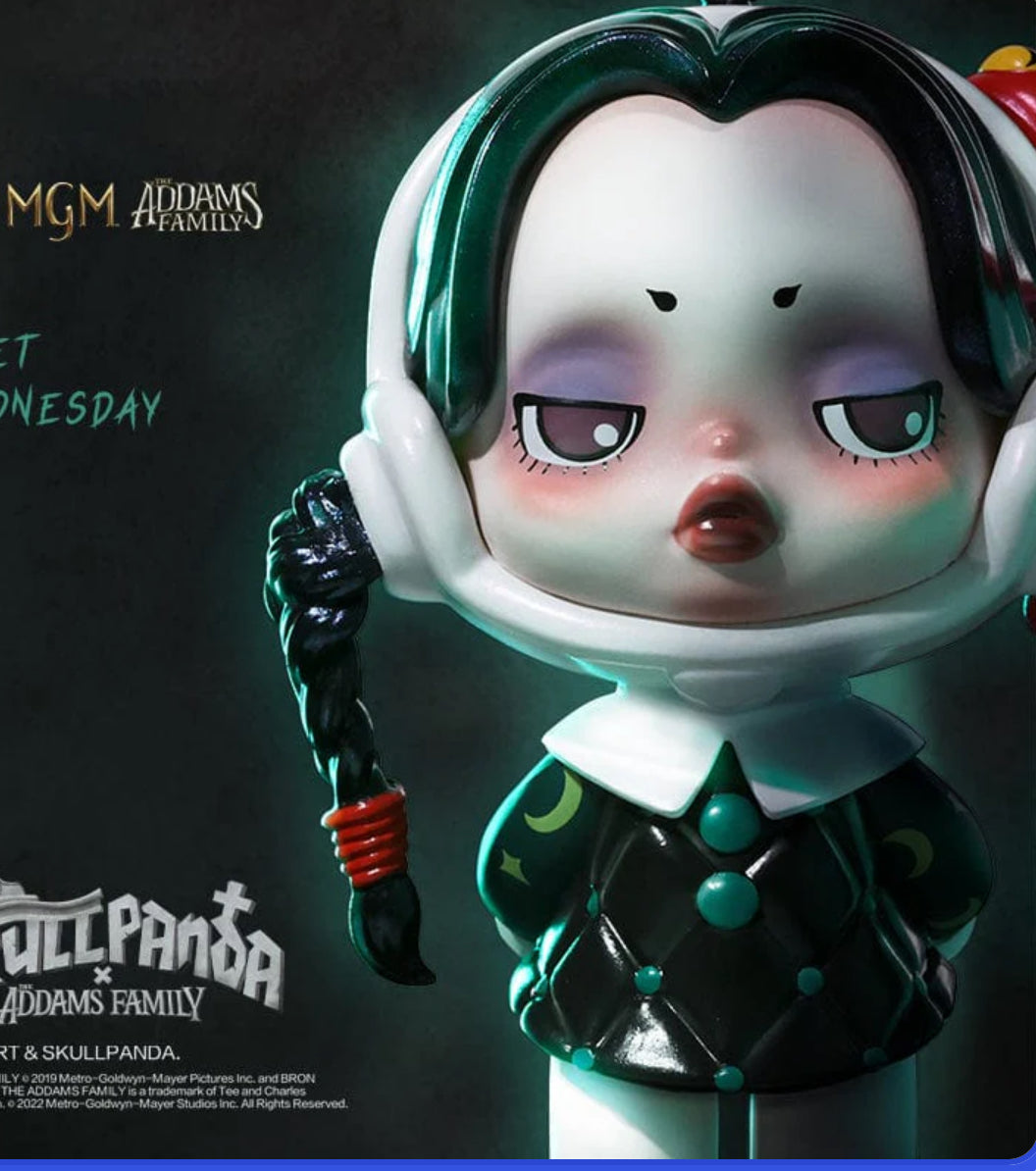 Skullpanda Addams Family Series Blind Open Box Sealed Bag