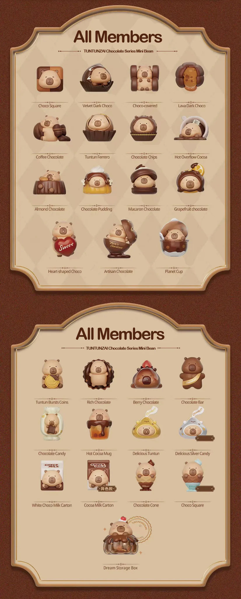 TUNTUNZAI Chocolate Mini Series Blind Bag