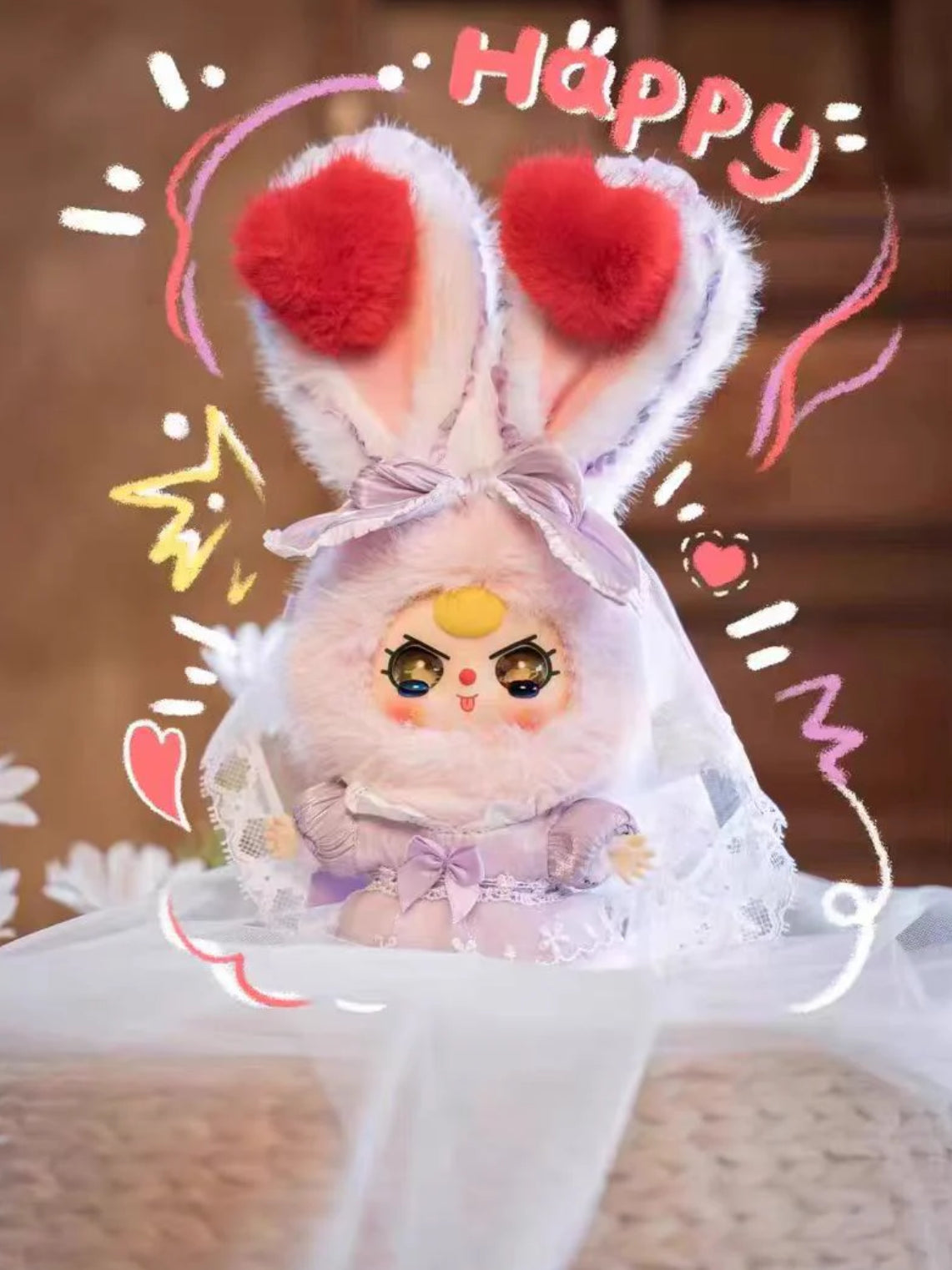 Baby Three LOLITA Dream 100% limited Plush Pendant (NO MOVING EYES)