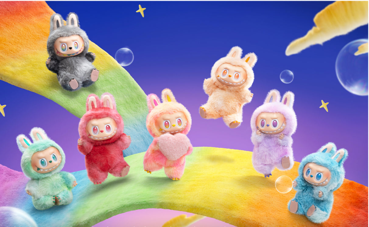 LABUBU V3 BIG INTO energy blind box + figures/plush deal (box a little dent due to shipping)