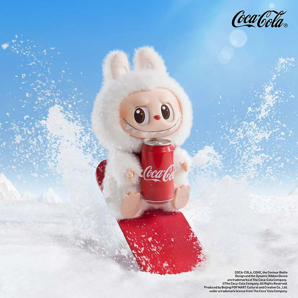 Labubu x Coca Cola limited edition plush pendant