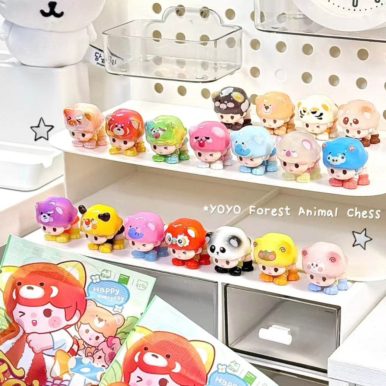 YOYO Forest Animal Chess Series Blind Bag 4pcs. In a bag