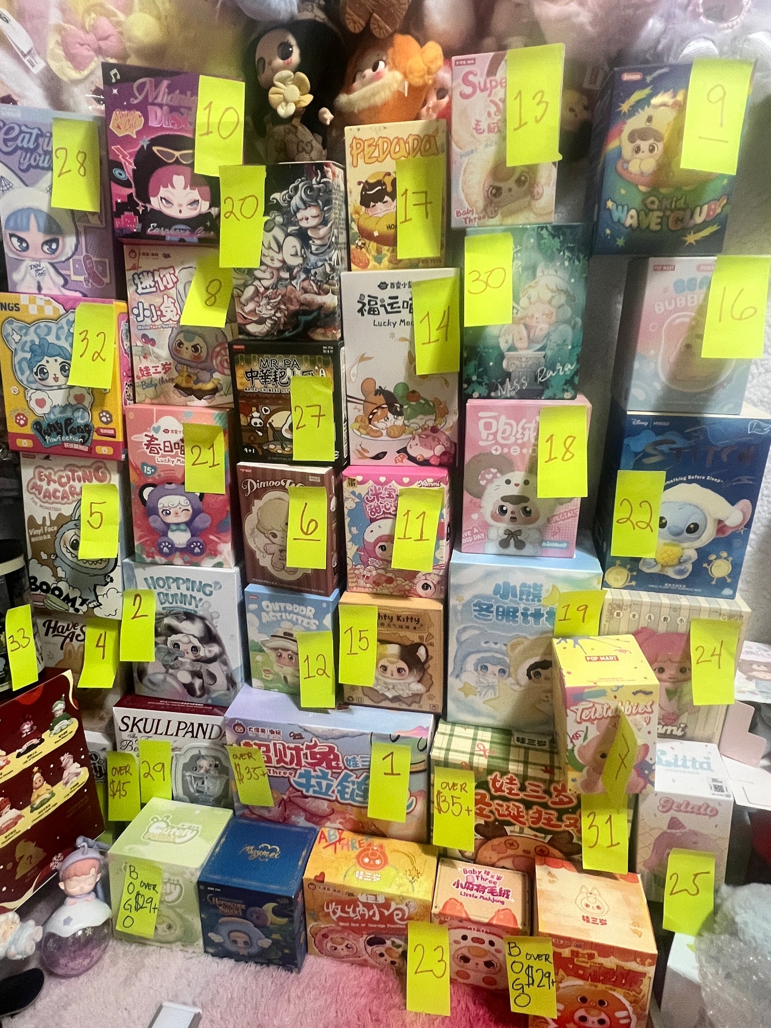 PLUSH,FIGURE WALL BLIND BOXES