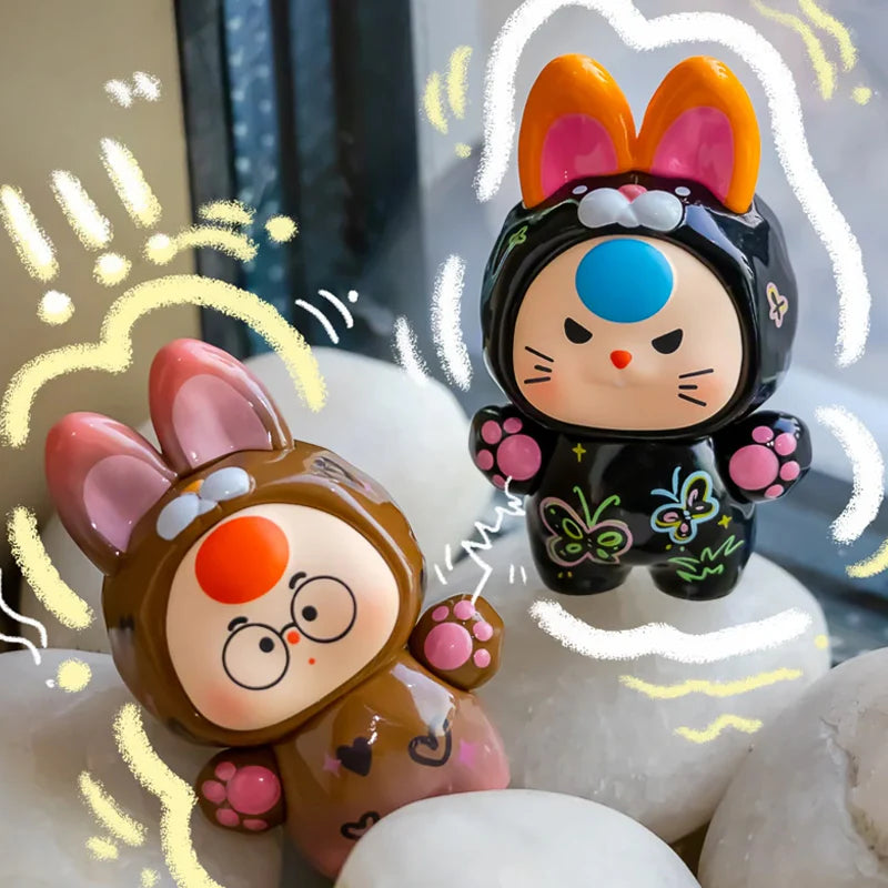 Baby Three Dopamine Rabbit Cute Series Bean Blind Bag
