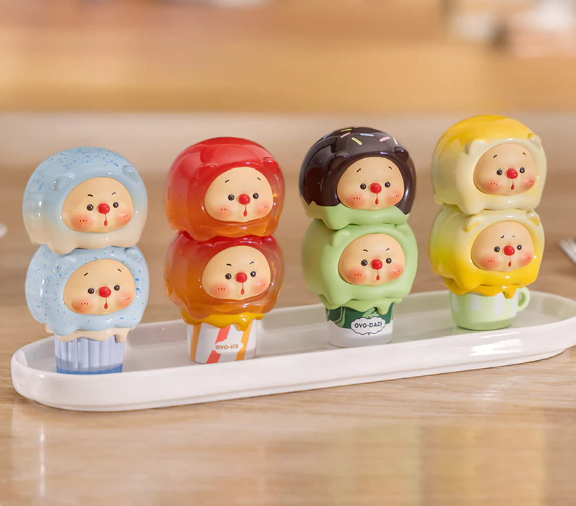 OYO Ice Cream Jenga Mini Series PVC Figures Blind box