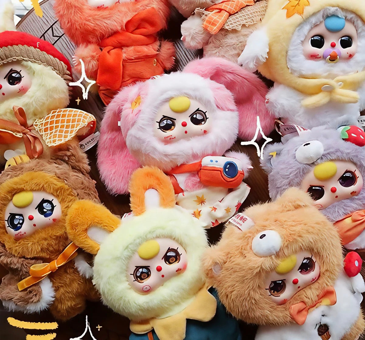 Baby Three Autumn Fairy Tale Plush Series Blind OPEN Bag