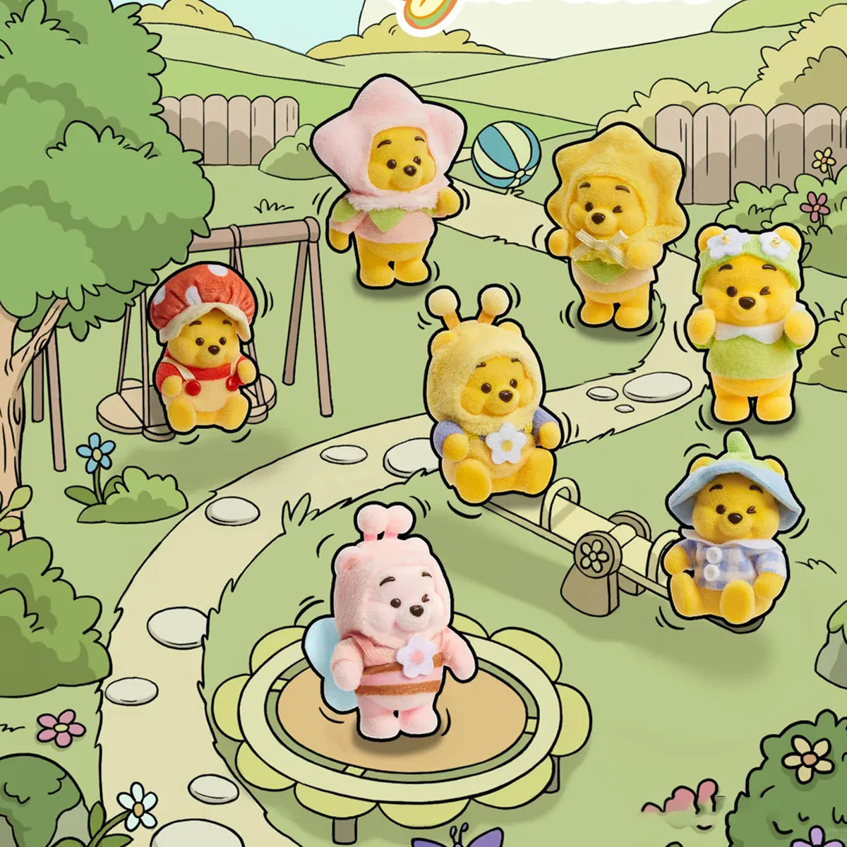 Winnie The Pooh Touching Garden Series Figure Blind Bag