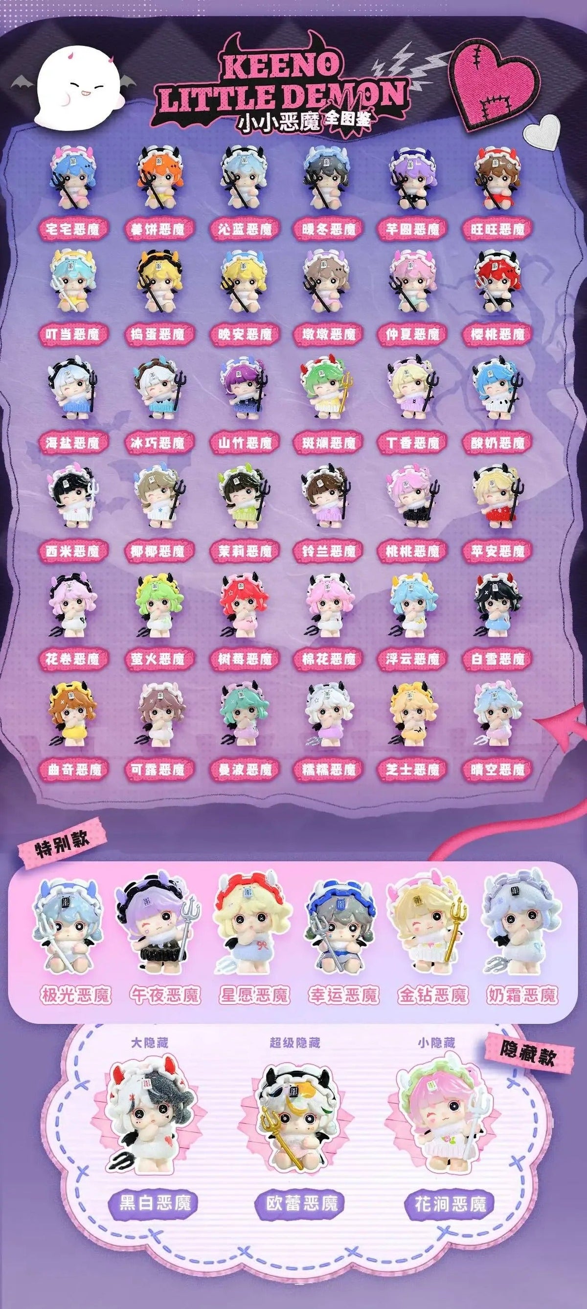 KEENO Little Demon Series Mini Beans Blind Bag