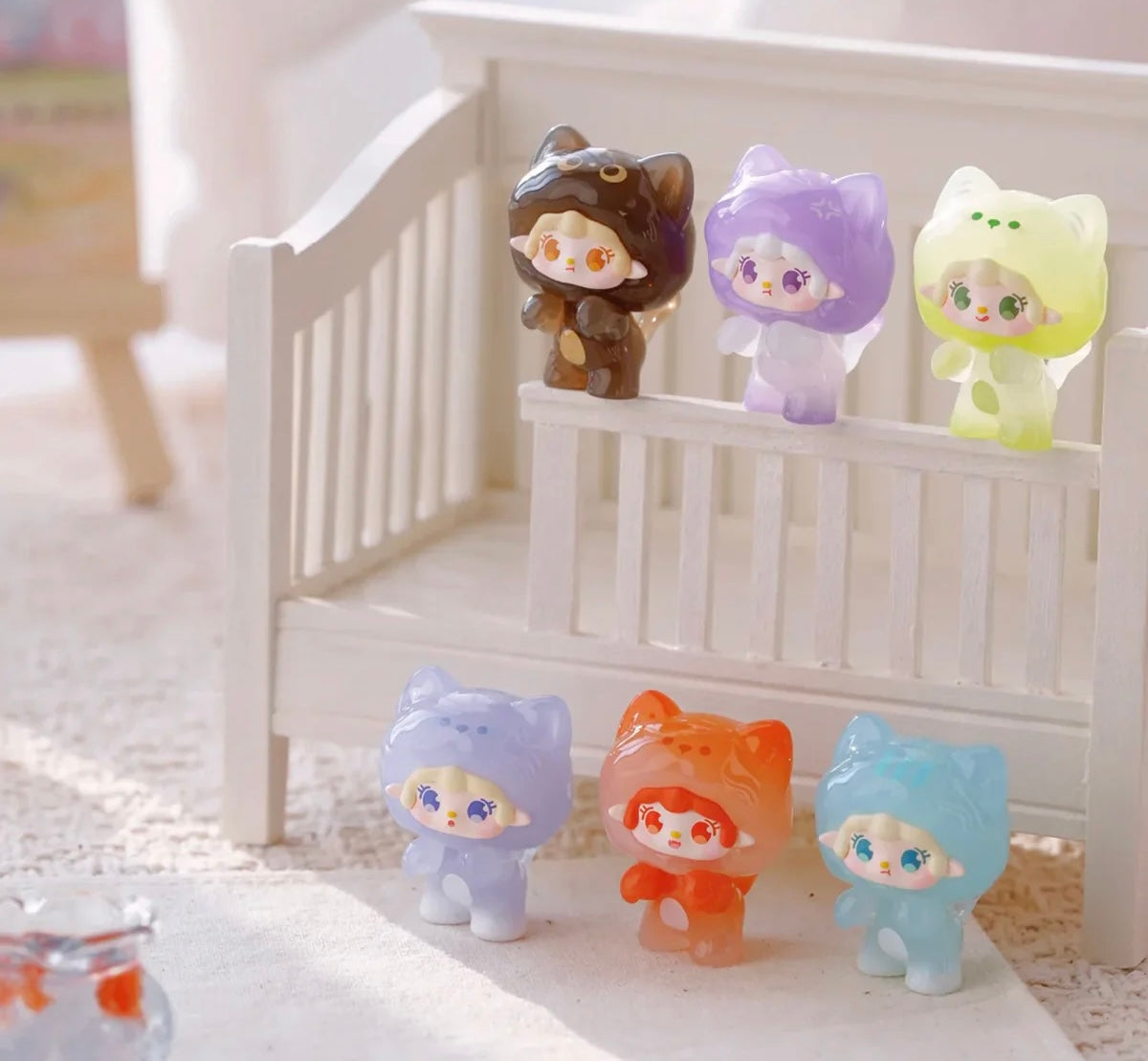 YOOKI Cat On The Loose Mini Bean Series Blind Bag 4 pcs in one bag