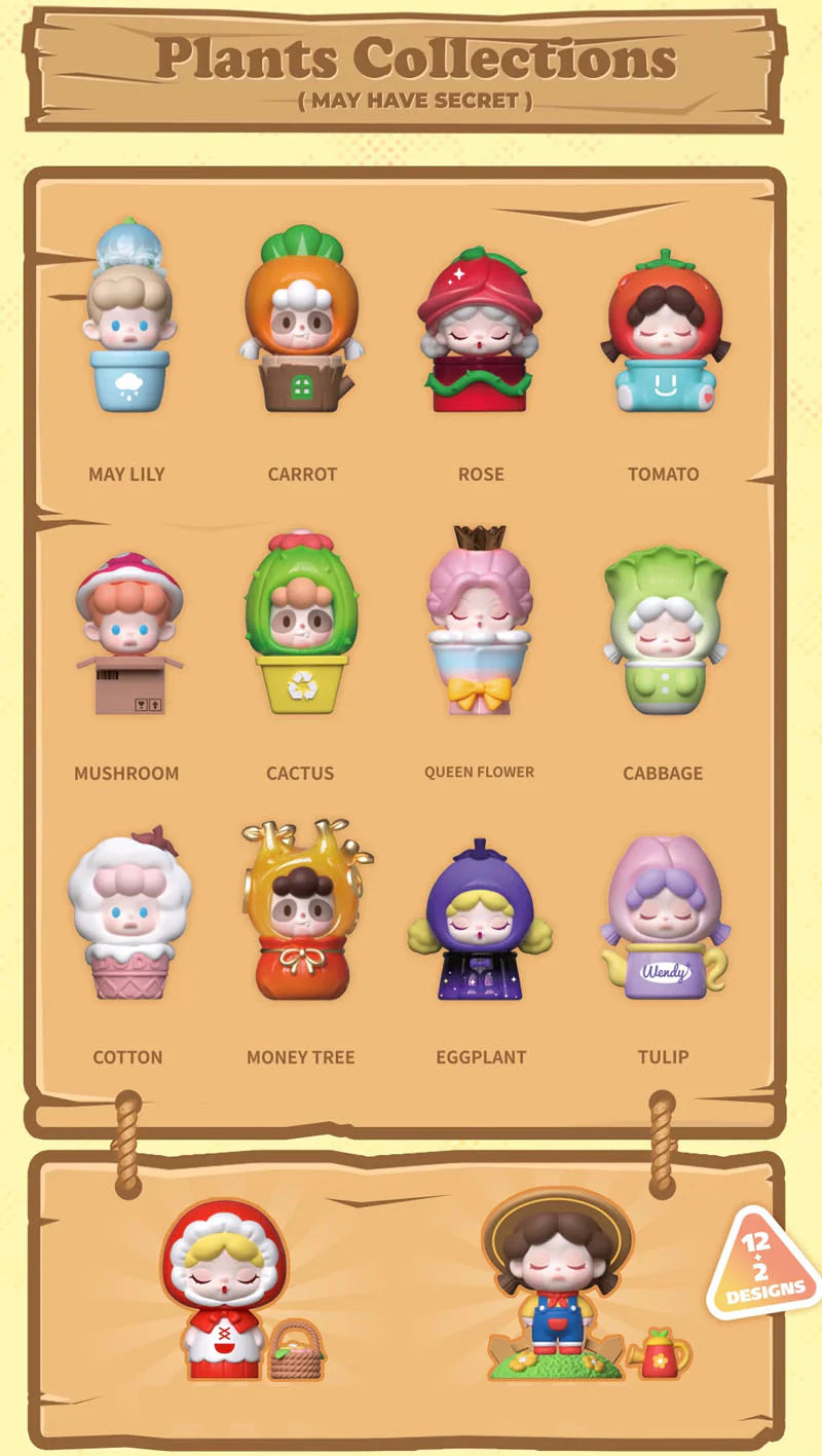 DODO PLANT Mini Wendy/Dodonami/Dodojenny/Pency Sereis Blind Bag