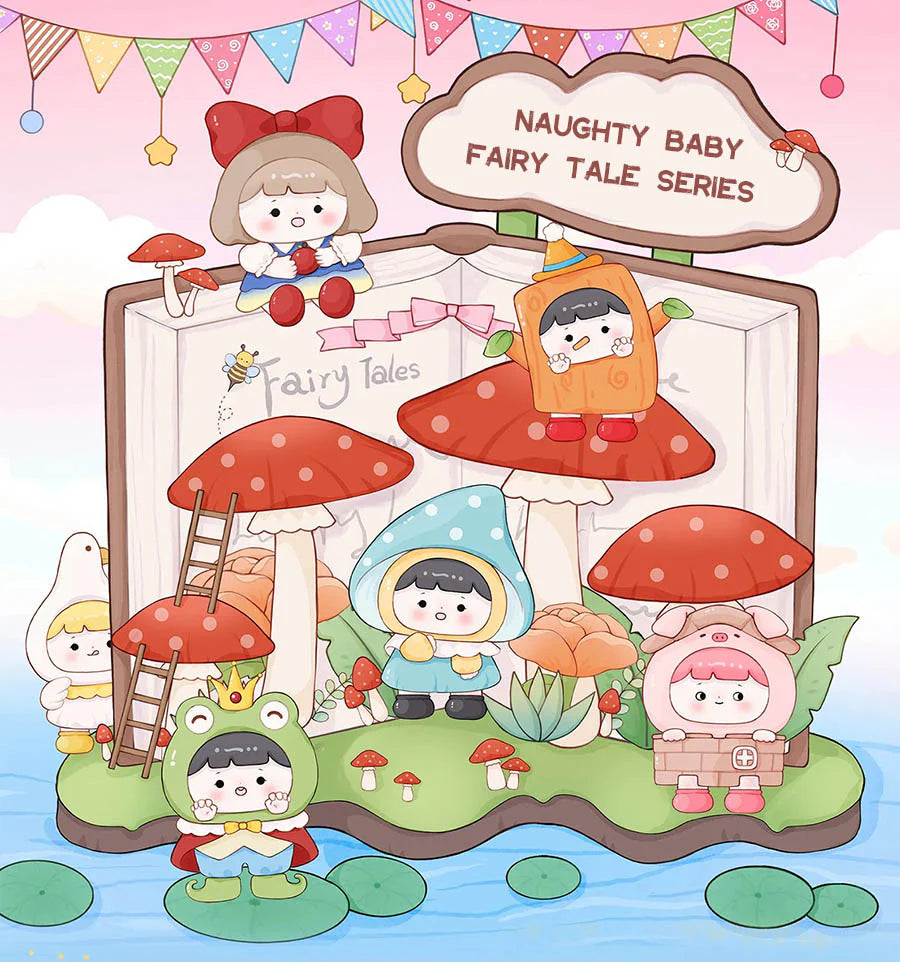Naughty Baby The Fairy Tale Adventures Beans Series Blind Bag open bag 1 pc