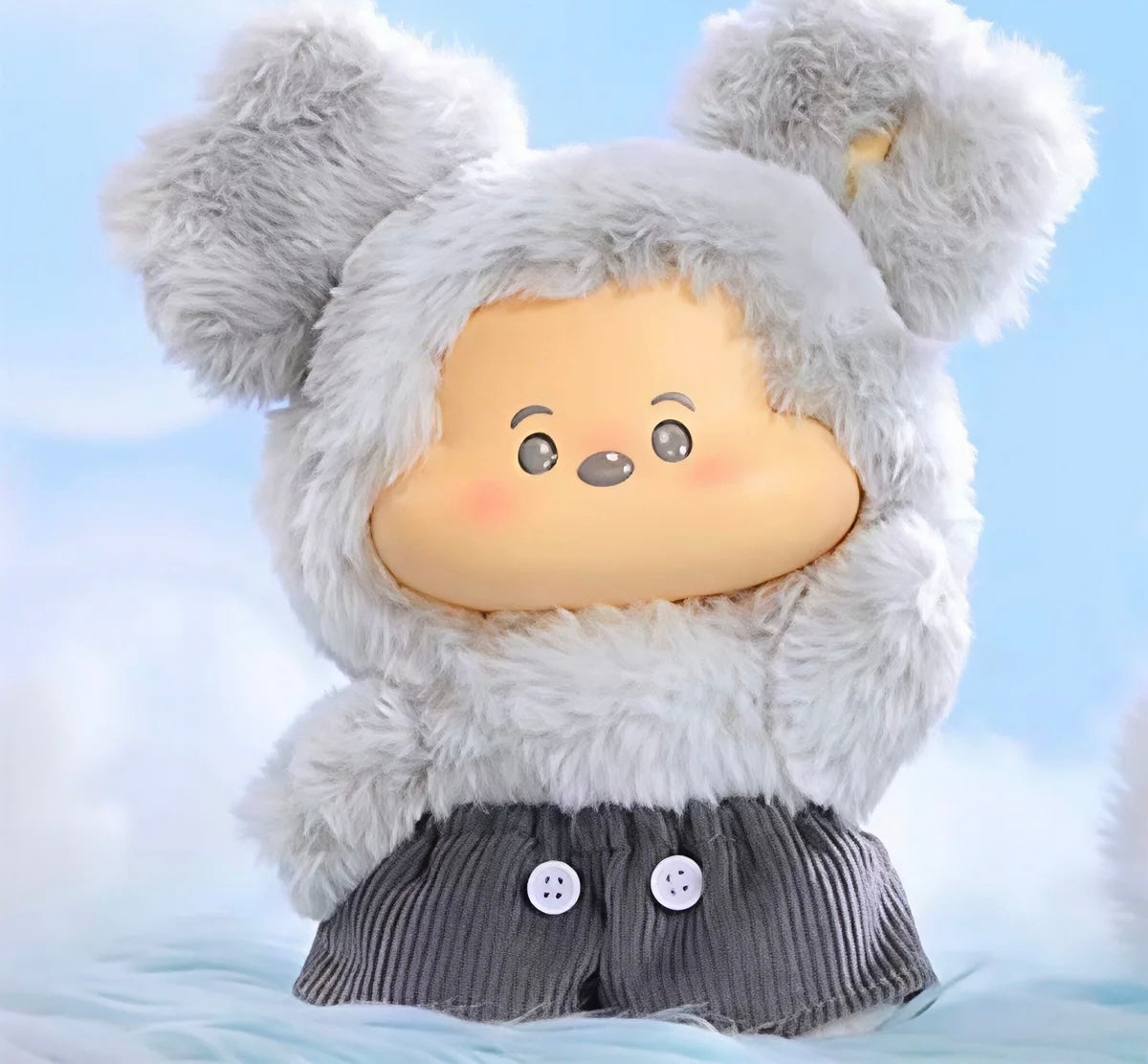 Mickey Head In The Clouds Plush Series Blind Bag with card and Freshie