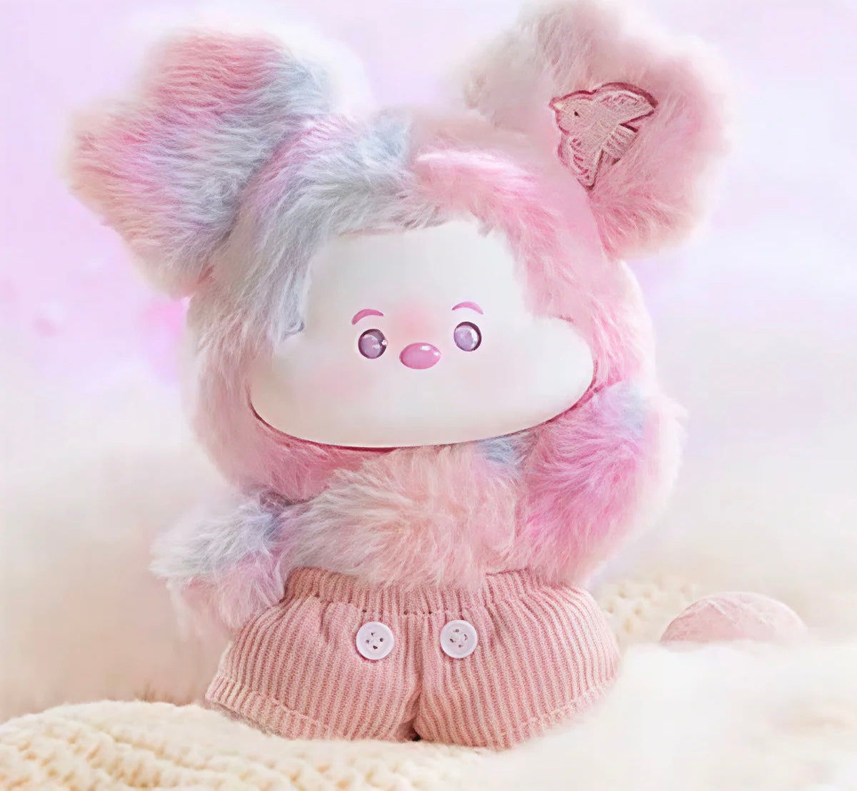 Mickey Head In The Clouds Plush Series Blind Bag with card and Freshie