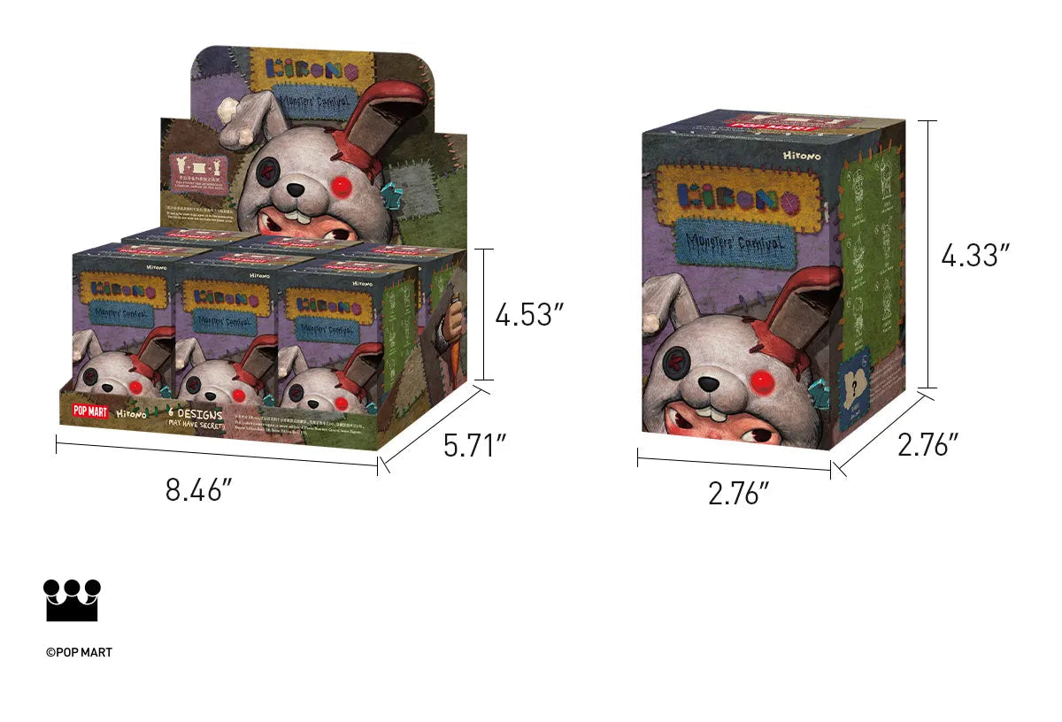 Hirono Monsters' Carnival Series Blind Box Figures