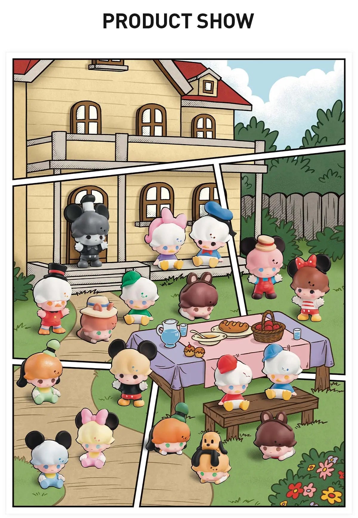 POP BEAN DIMOO WORLD × DISNEY Classic Series（3Pcs Per Pack）