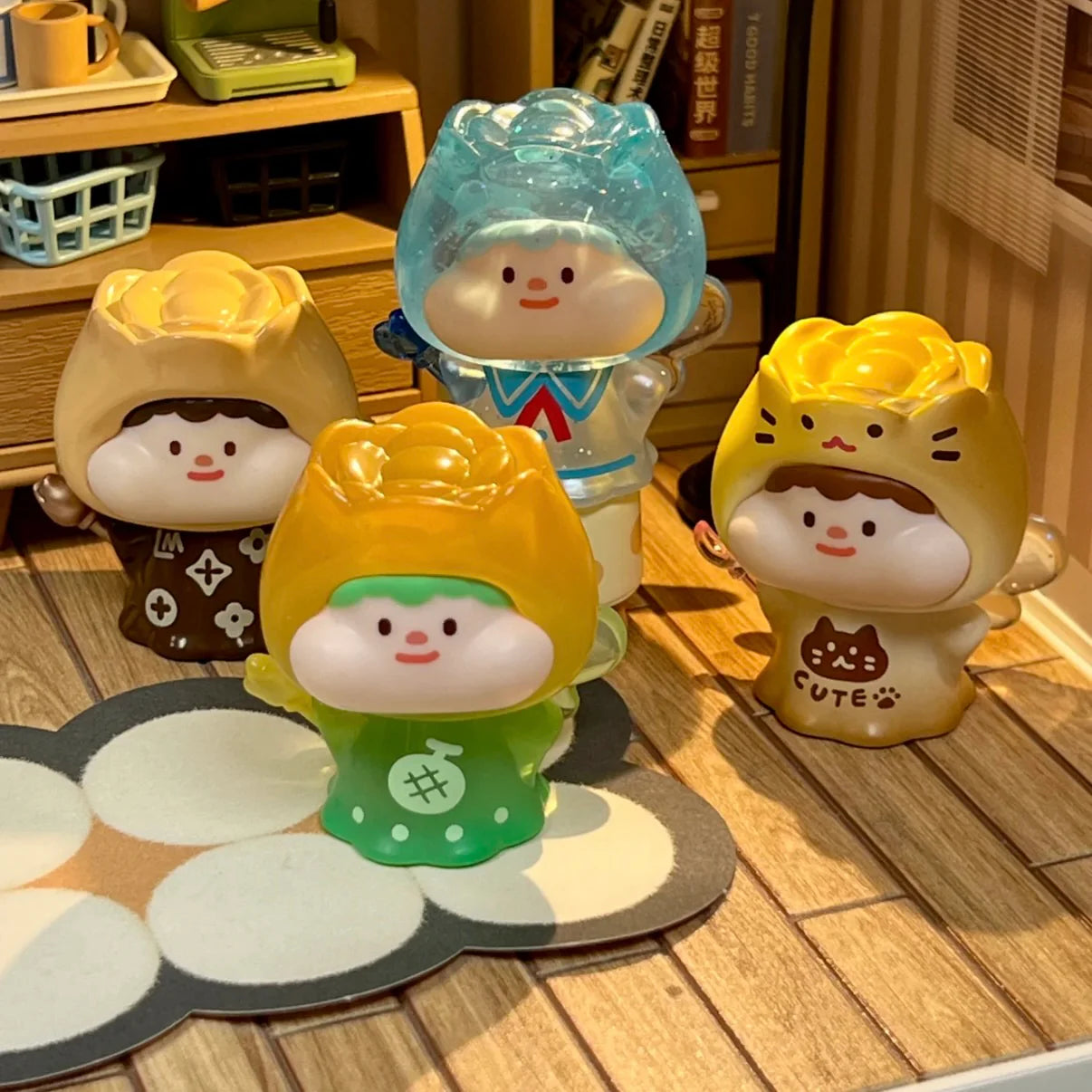 Meatball Marshmallow Flower Fairy Series Blind Bag 4 pcs. In a bag