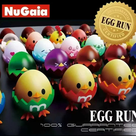 Egg Run Mini Figure Series Bean Blind Box - open box