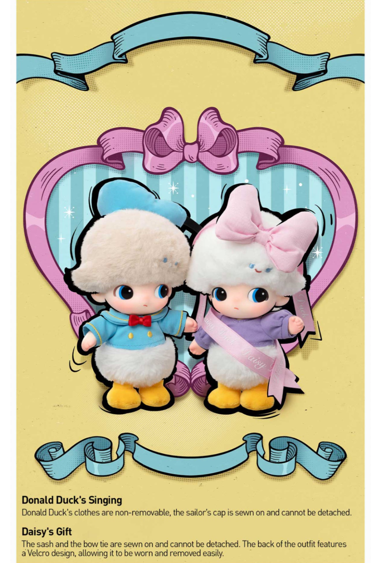 DIMOO WORLD x DISNEY series Plush Keychain