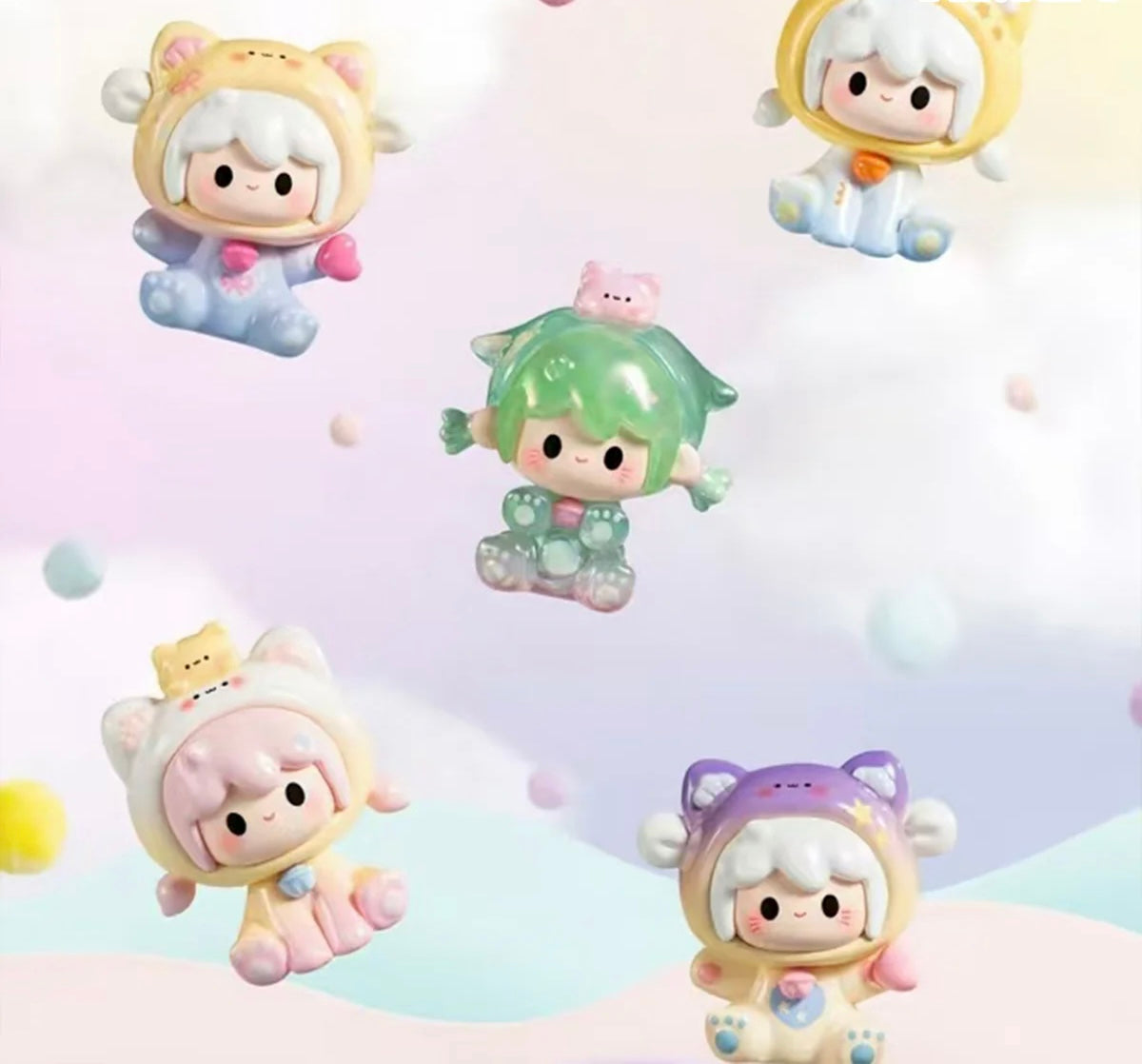 UU&MEOW'S Travel Mini Bean Series Blind Bag 5 pcs