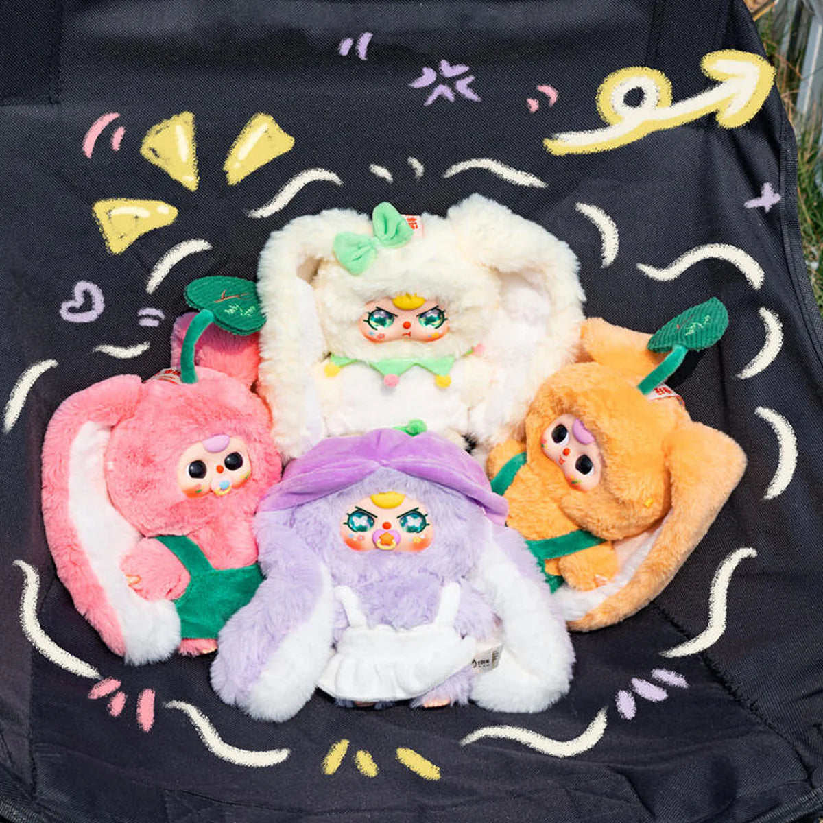 Baby Three BB3 Where's Spring Flower Series SCENTED Plush Blind open bag plushes