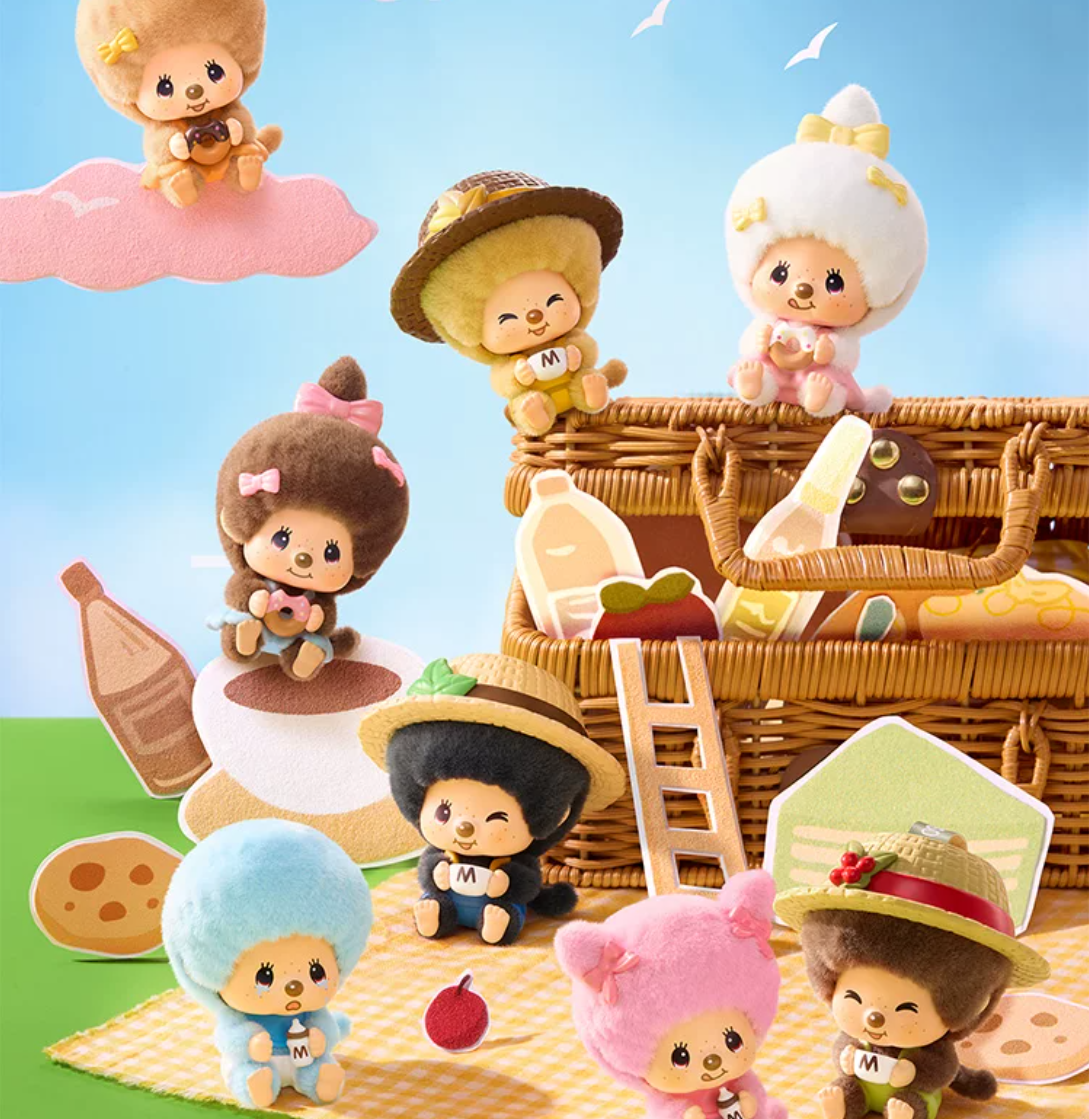 Monchichi MonMon Farm Collection Face-Changing Series Pendant Blind Bag