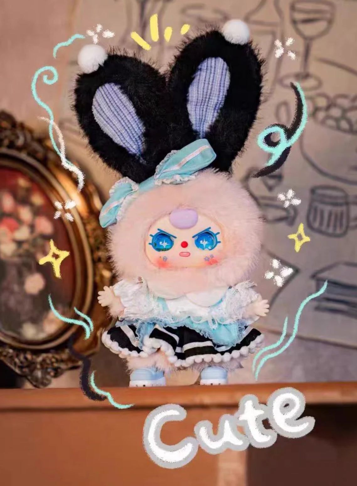 Baby Three LOLITA Dream 100% limited Plush Pendant (NO MOVING EYES)
