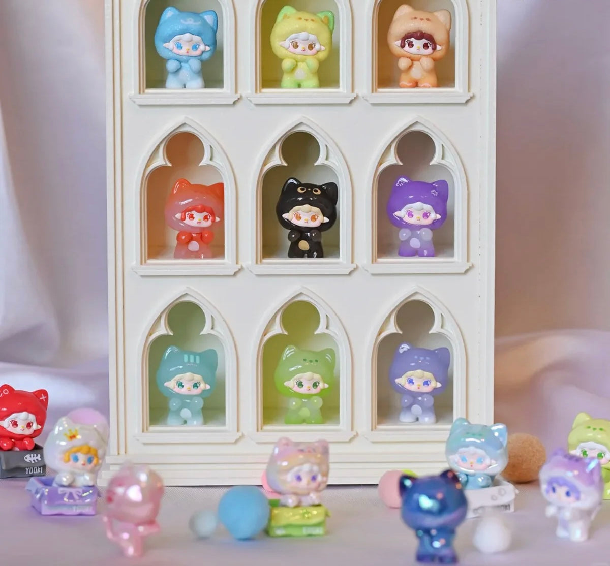 YOOKI Cat On The Loose Mini Bean Series Blind Bag 4 pcs in one bag