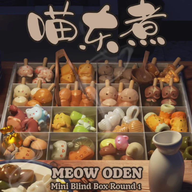 Meow Oden Mini Series Blind Bag - Open bag