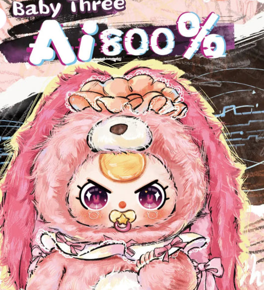 Baby Three 800% Artificial intelligence Plush Style Lucky Bag CONFIRMED