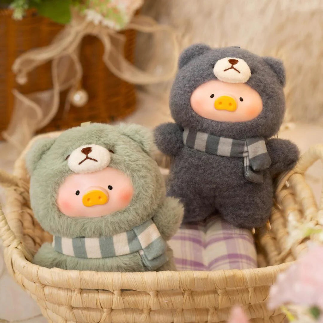 Lulu The Piggy V1 and V2 Vintage Teddy Lulu Shop, Bunny Series Plush Blind Box