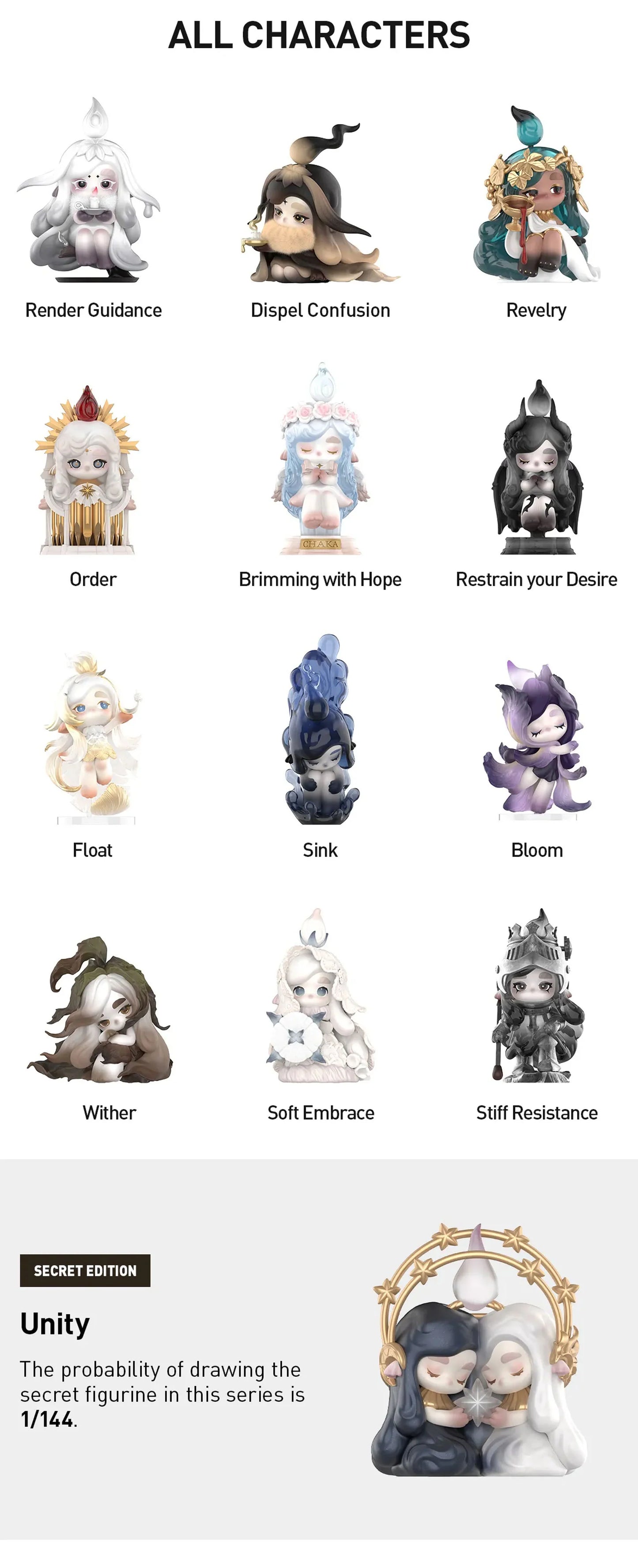 CHAKA Candle Whisper Series Figures Blind Box