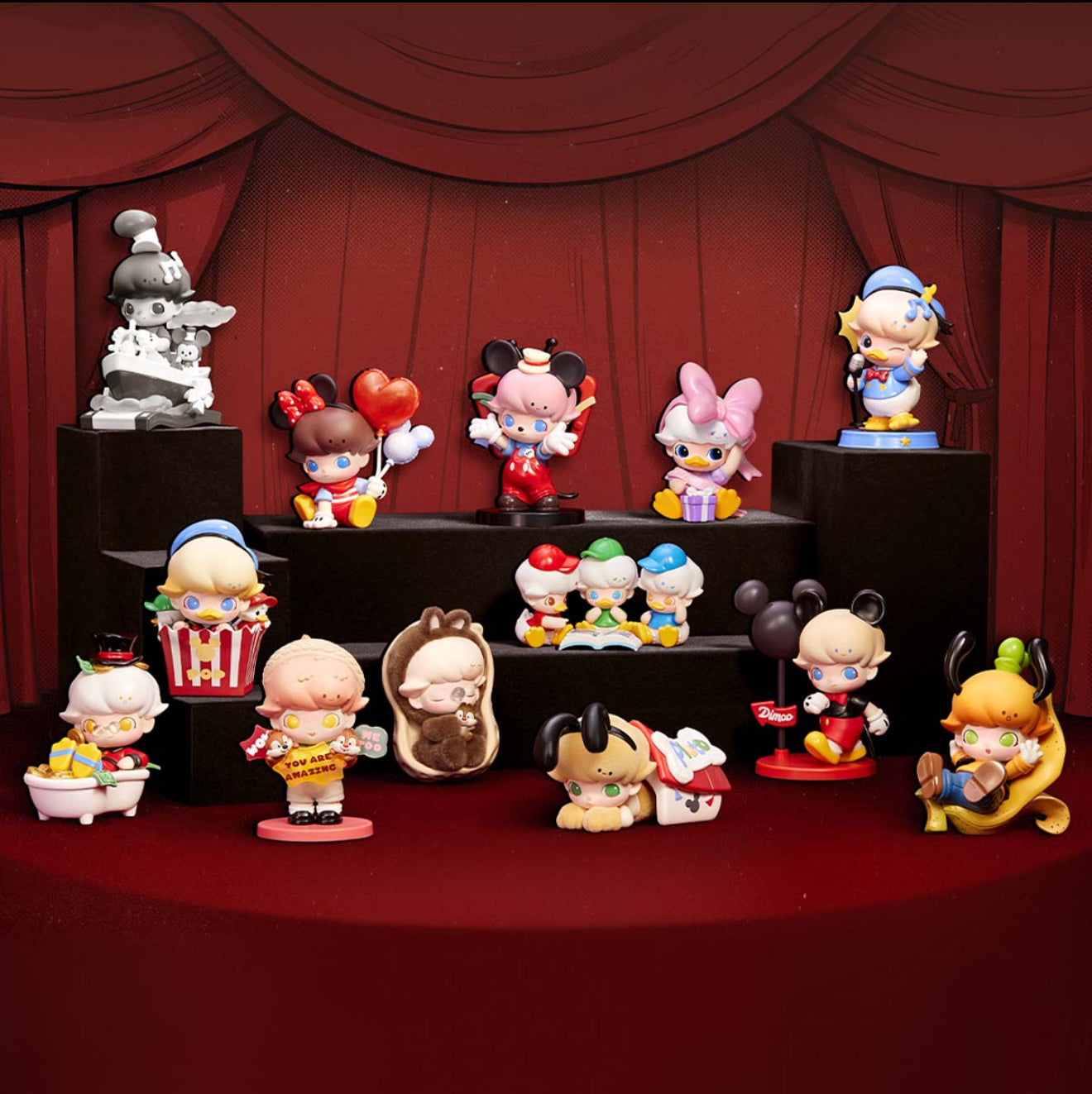 DIMOO WORLD x DISNEY Series figures