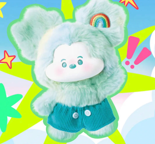 Mickey Head In The Clouds Plush Series Blind Bag with card and Freshie