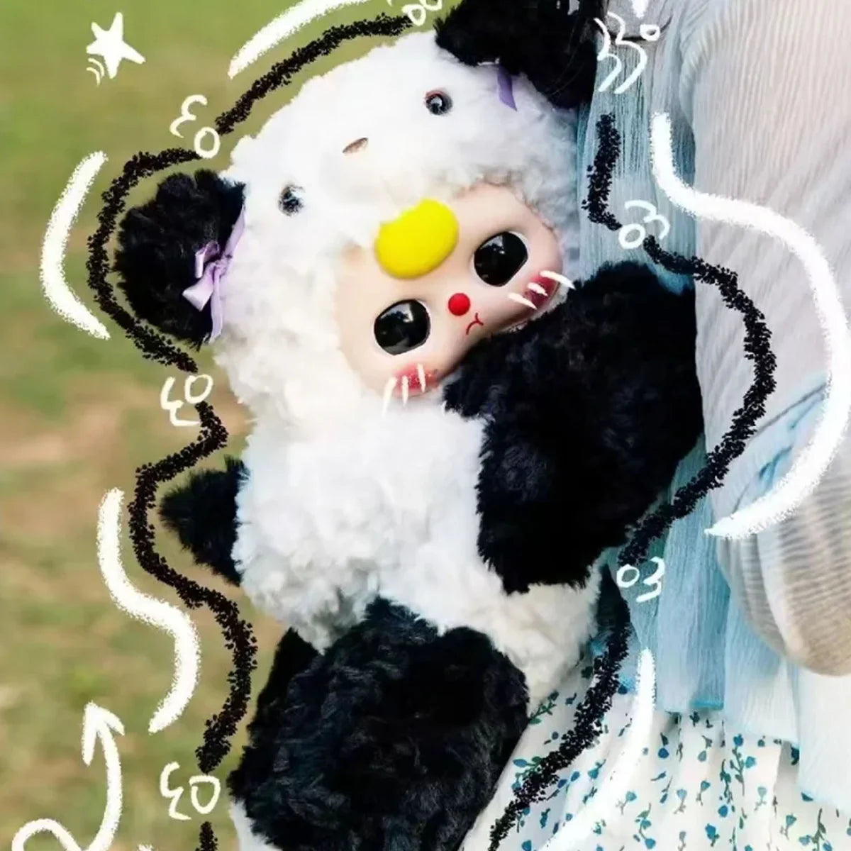 Baby Three 400% Hugging Baby Backpack Plush Series Blind OPEN Bag NO BOX