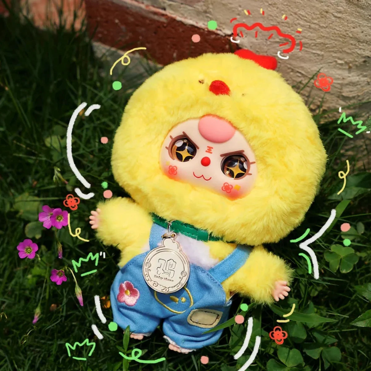 Baby Three Zodiac V2 Plush Series Blind open bag