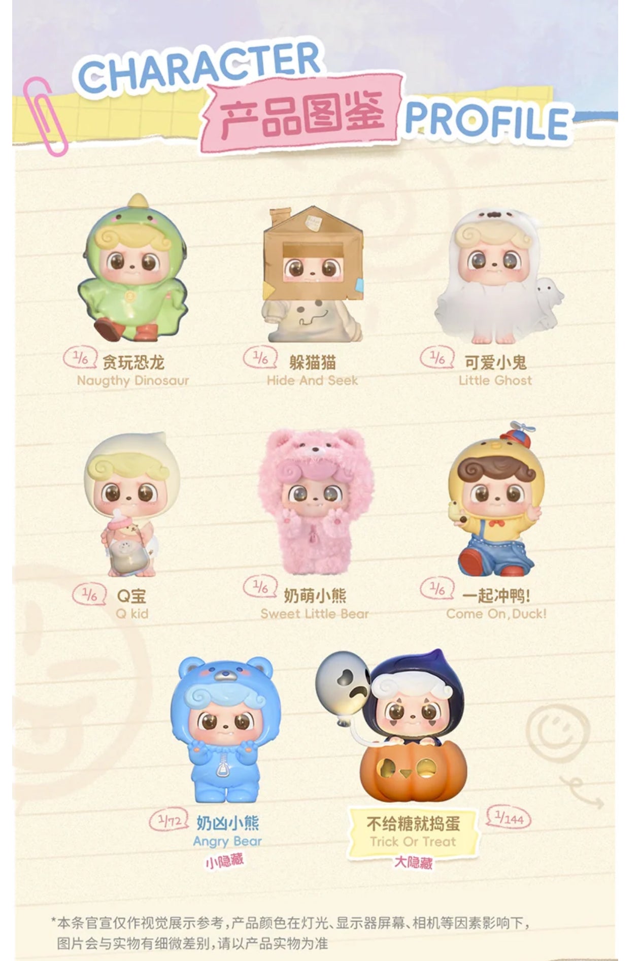 Q KID Be Your Q Baby Series Blind Box