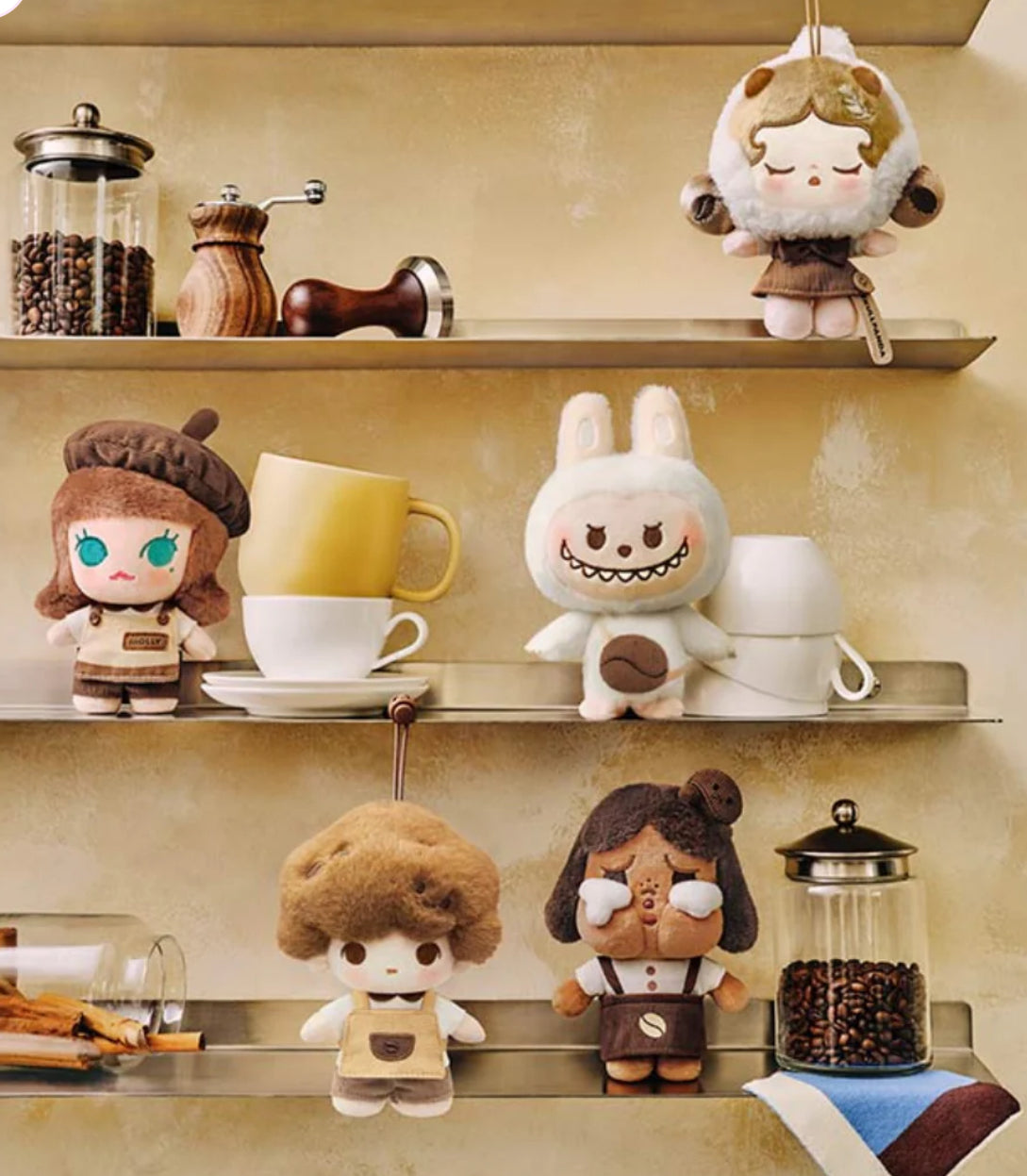 Popmart Coffee Shop Plush Doll Series Blind Bag (Limited Asia exclusive)