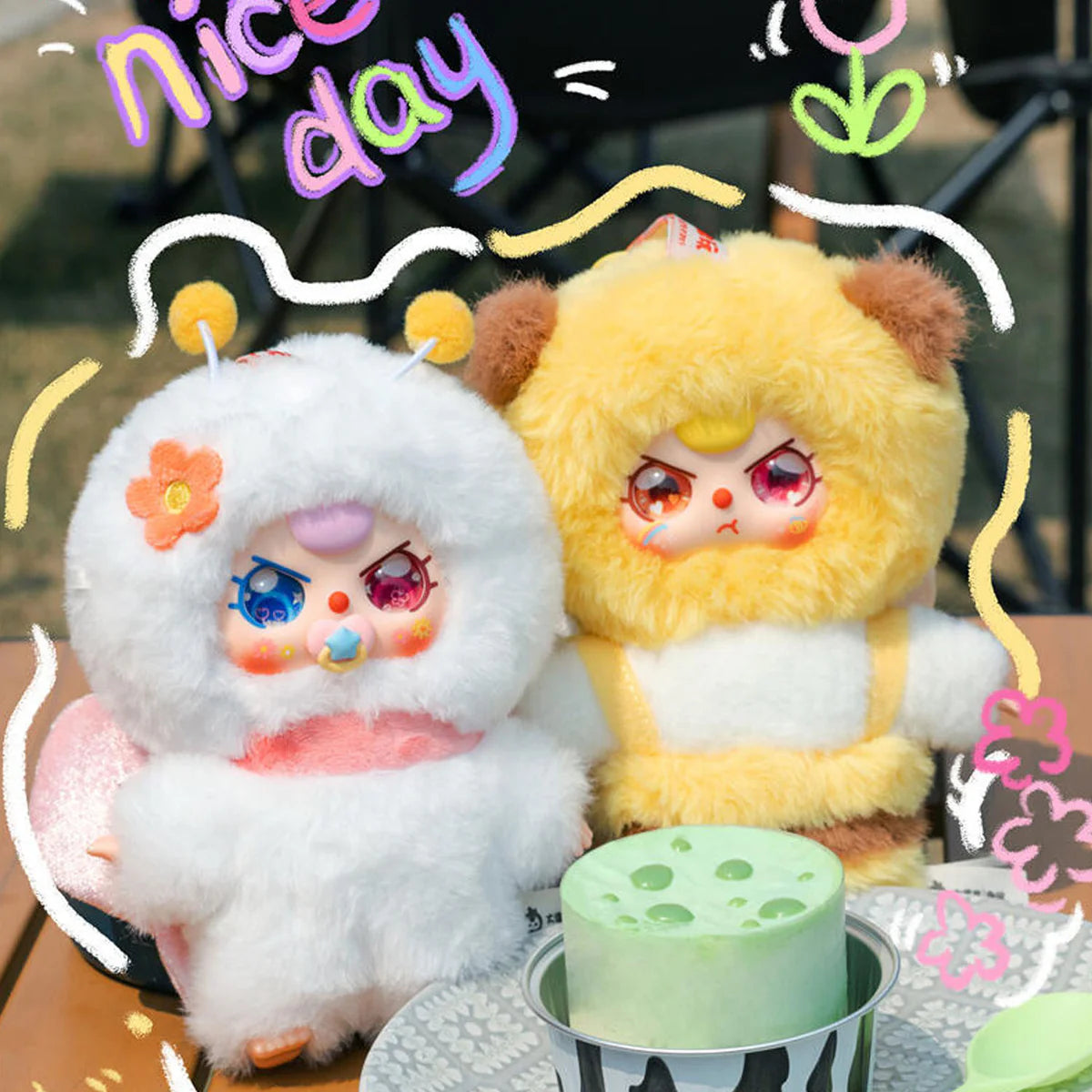 Baby Three BB3 Where's Spring Flower Series SCENTED Plush Blind open bag plushes