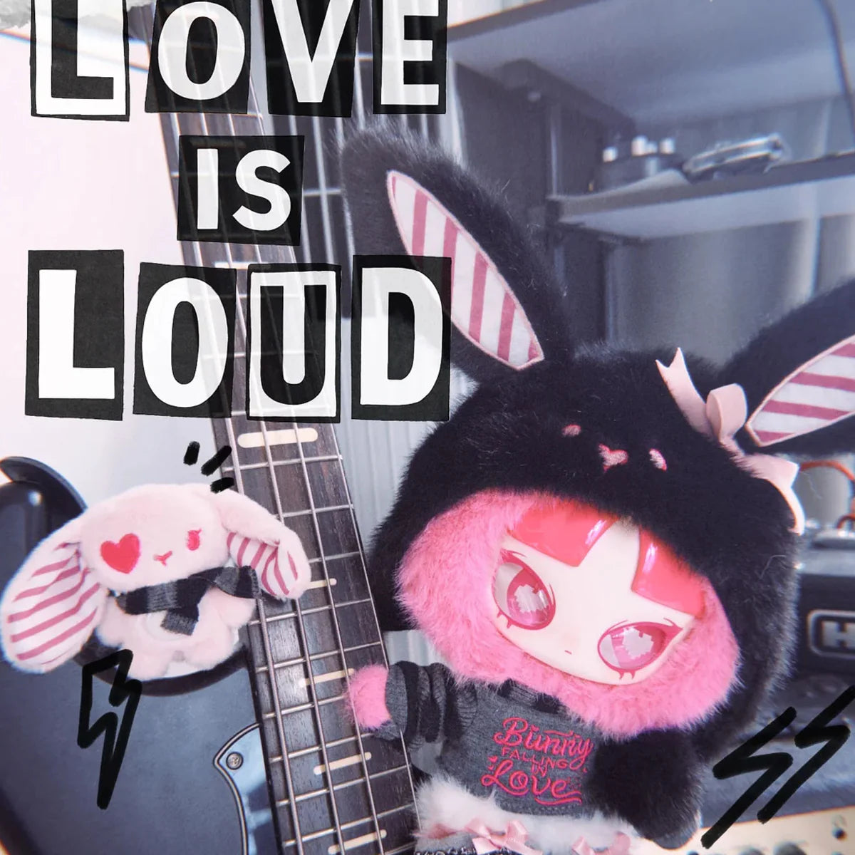 INN'S 520 Bunny Falling in LOVE Limited Plush in original packaging