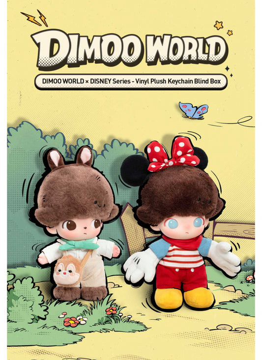 DIMOO WORLD x DISNEY series Plush Keychain