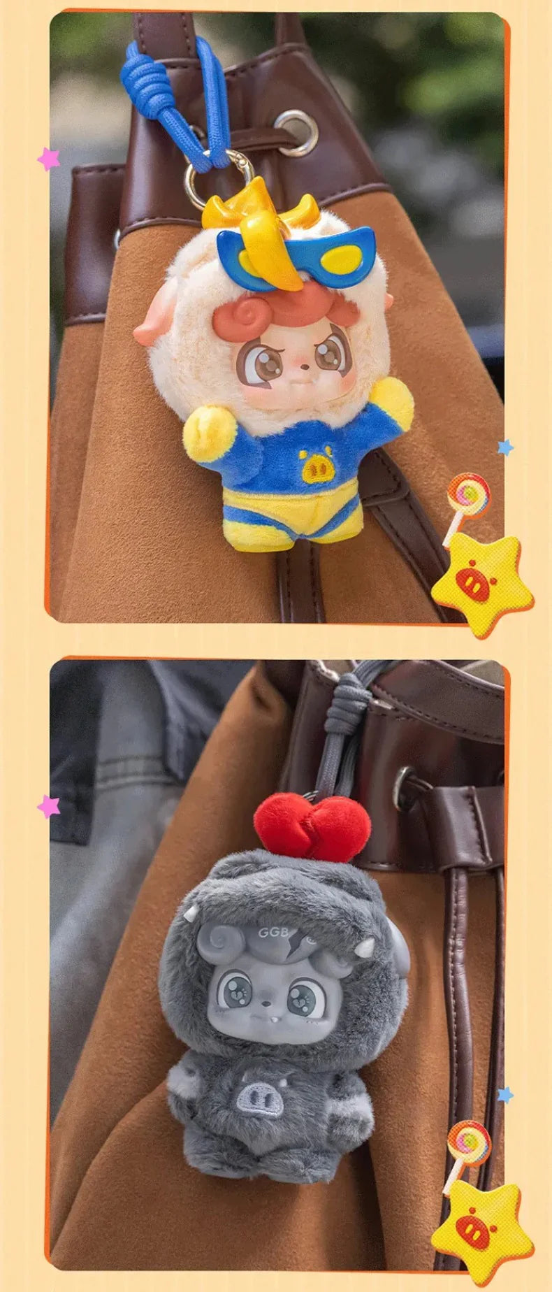 Q.Kid X GG Bond Super Bro Series Plush Blind Box